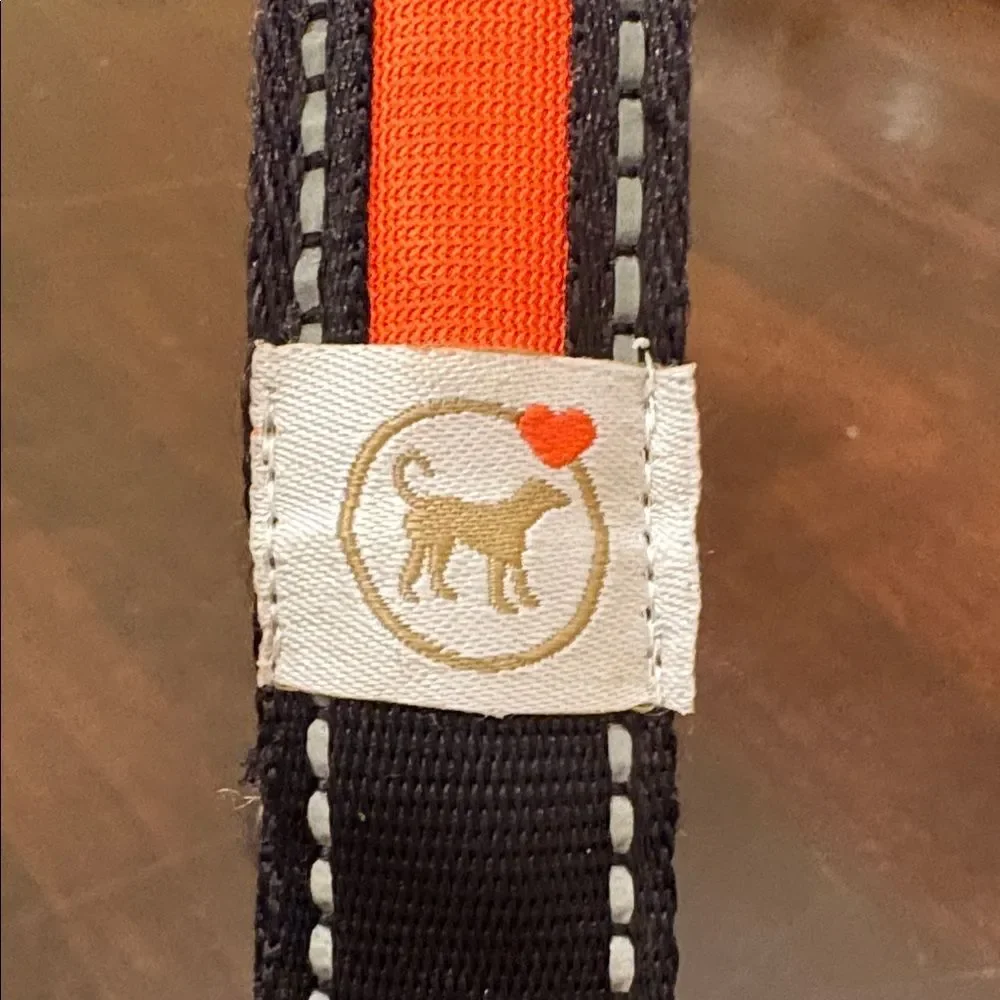 Black and Orange Dog Collar